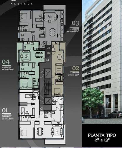 En venta emprendimiento inmobiliario en Padilla 979, Villa Crespo, CABA,  con 2 unidades disponibles