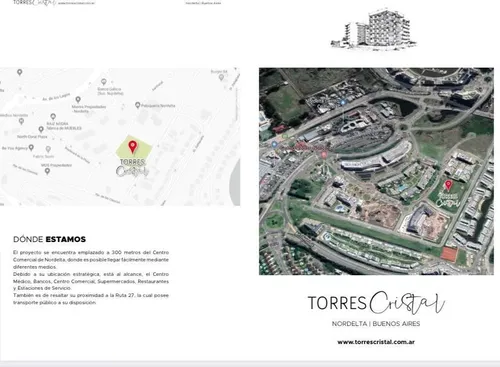 Departamento en venta en Departamento 3 ambientes Torres Cristal, Nordelta 100, Tigre, GBA Norte, Provincia de Buenos Aires