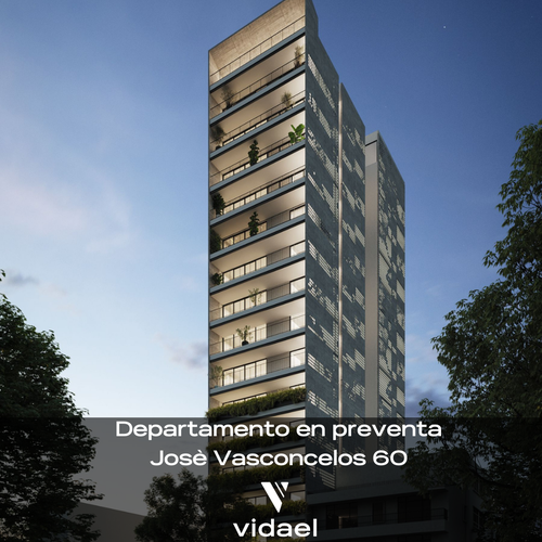 Departamento en venta en Jose Vasconcelos, Condesa, Condesa, Cuauhtémoc, Ciudad de México