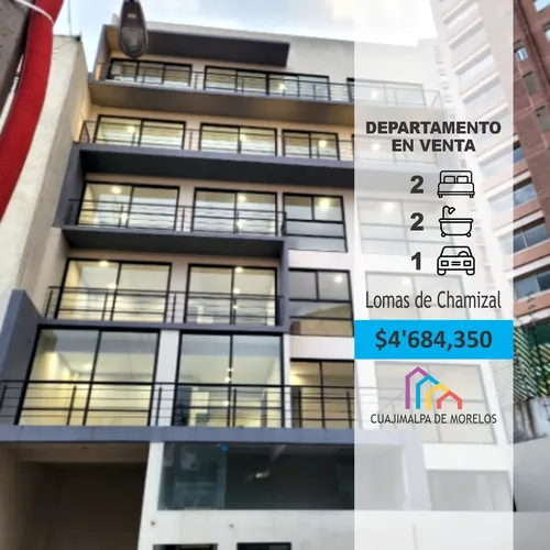 Departamento en venta en Av Secretaria de Marina, Lomas del Chamizal, Cuajimalpa de Morelos, Ciudad de México
