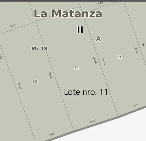 Terreno en venta en Av. Gaona al 2300, Ramos Mejia, La Matanza, GBA Oeste, Provincia de Buenos Aires
