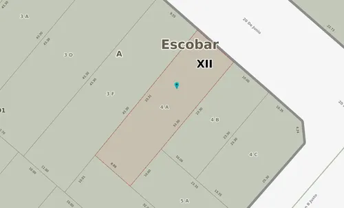 Terreno en venta en Alberdi  Nº al 100, Escobar, GBA Norte, Provincia de Buenos Aires