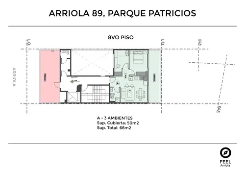 Departamento en venta en Ariola 89, Parque Patricios, CABA