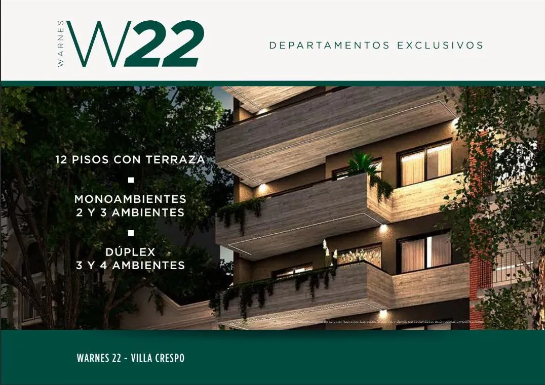 Av. Warnes 22 - 1º B Departamento en Venta en Villa Crespo
