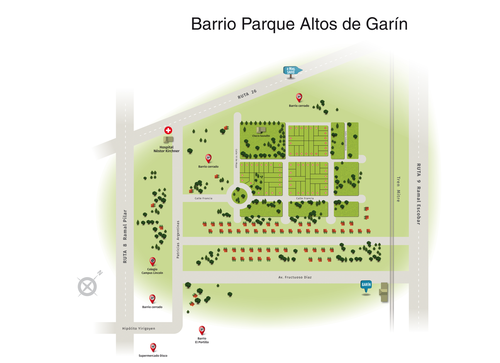 Terreno en venta en Barrio Parque Altos de Garín, Garín, Escobar, GBA Norte, Provincia de Buenos Aires