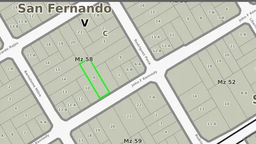 Terreno en venta en Kennedy al 900, Victoria, San Fernando, GBA Norte, Provincia de Buenos Aires